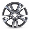 Front view of the 18x8.5" Mercedes E350 wheel replacement 2014-2016 replica rim ALY85397U35N