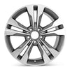 Front view of the 18x7.5" Mercedes CLA250 wheel replacement 2014 replica rim ALY85529U35N