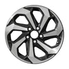 17x7.5 inch Honda Accord rim ALY064080. Black OEMwheels.forsale T2A17075D, 42700T2AL73