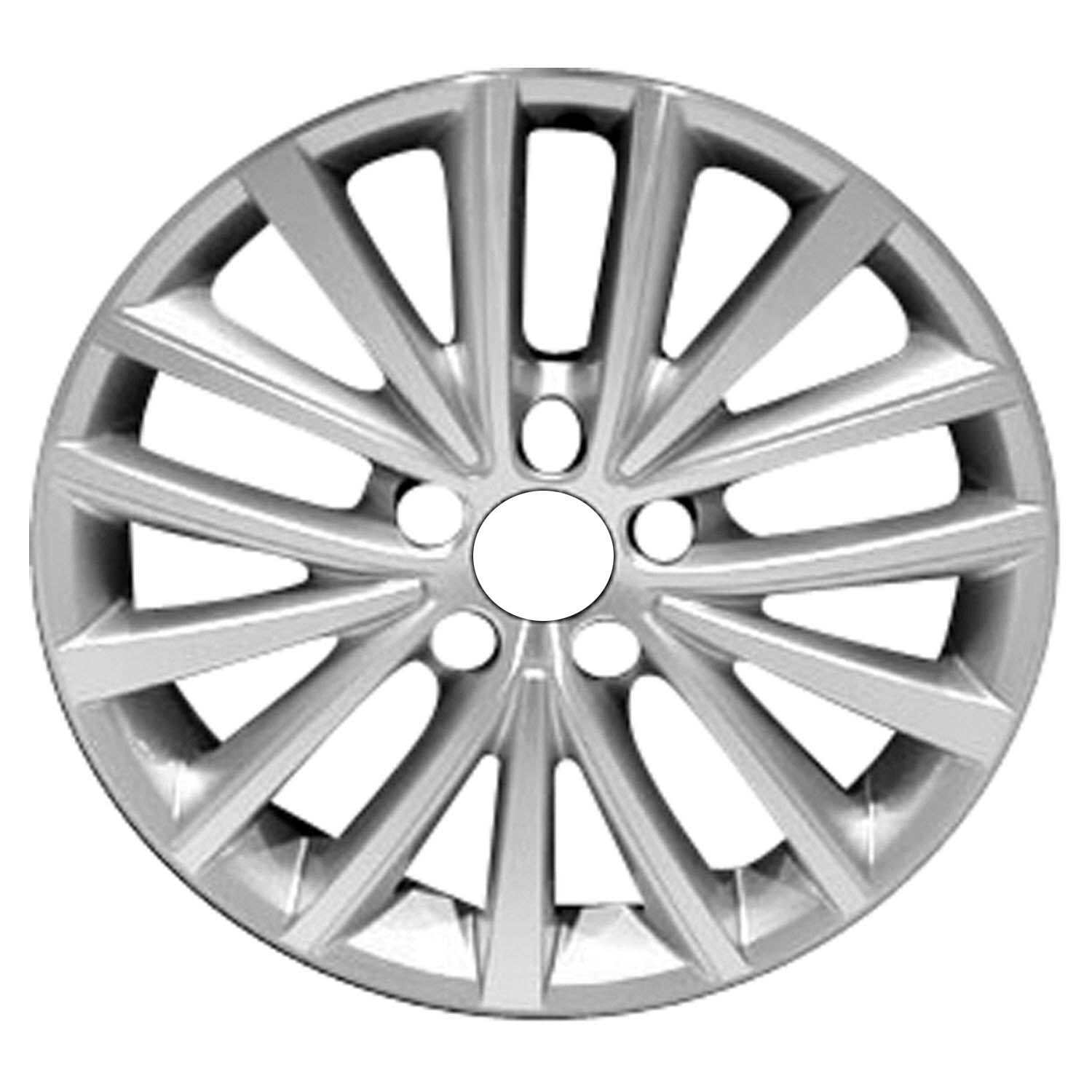 17' Volkswagen Jetta rim Machind Black OE factory wheel 69910 – OEM Wheels  For Sale