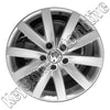 17x7 inch Volkswagen VW Golf rim ALY069936. Silver OEMwheels.forsale 5K0601025F