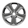 18x7.5 inch Hyundai Santa Fe rim ALY070848. Machined OEMwheels.forsale 52910B8185, 52910B8180