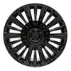 Front view of a 22x9 Black wheel replacement for Cadillac Escalade replica rim 9511000