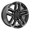 Angle view of a 18x8.5 Machined Tinted wheel replacement for Chevy Silverado replica rim 9510945