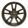 Front view of a 20x9 Bronze wheel replacement for Dodge Challenger replica rim 9511047