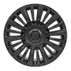 Front view of a 22x9 Black wheel replacement for Cadillac Escalade replica rim 9511002