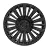 Front view of a 24x10 Black wheel replacement for Cadillac Escalade replica rim 9511003