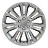 Front view of a 22x9 Hypersilver wheel replacement for GM Trucks replica rim 9510979